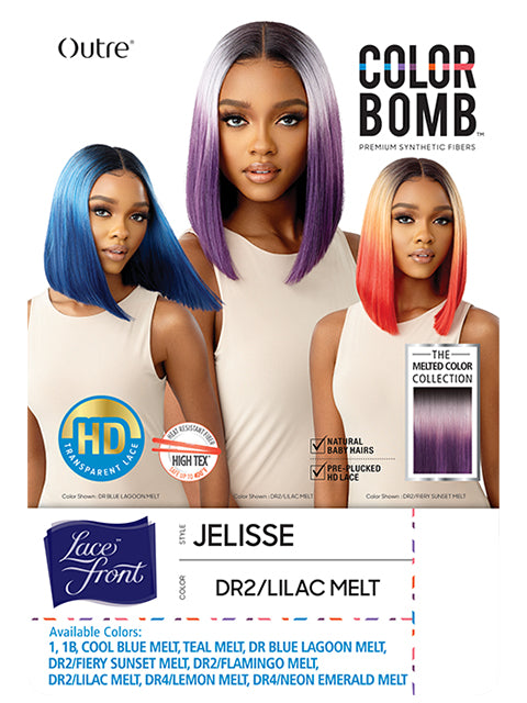 Outre Color Bomb Premium Synthetic Lace Front Wig - JELISSE
