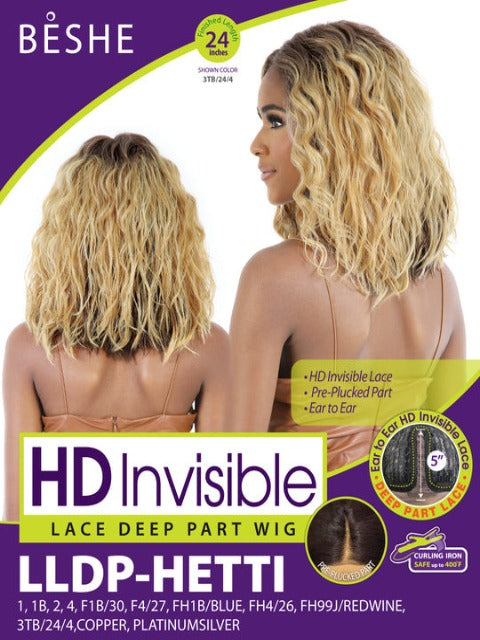 Beshe Heat Resistant Lady Lace Slay and Style Deep Part Lace Wig - LLDP-HETTI