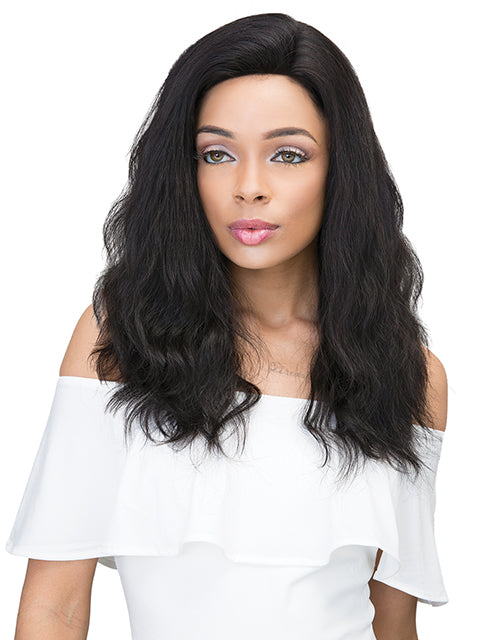 Janet Collection Natural Virgin Remy Human Hair 360 Lace Wig - NATURAL 22"  *FINAL SALE