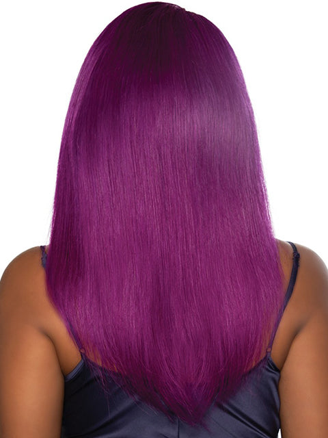 Mane Concept Trill 13A Human Hair HD Pre-Colored Lace Front Wig - TROC4304 RICH PURPLE STRAIGHT