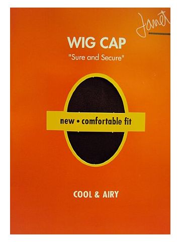 Janet Collection Black Stocking Wig Cap (2pcs Pack)
