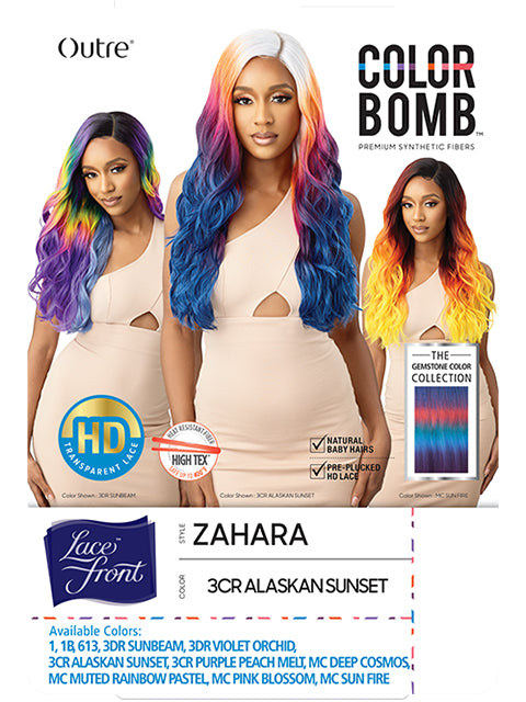 Outre Color Bomb Premium Synthetic Lace Front Wig - ZAHARA
