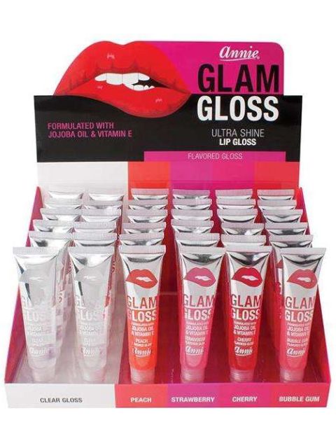 Annie Glam Gloss Lipgloss, Clear 15ml