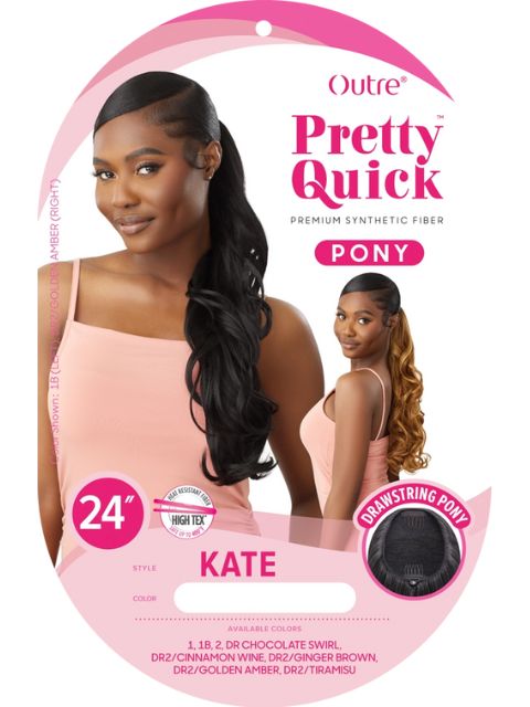 Outre Pretty Quick-Pony Drawstring Ponytail -KATE