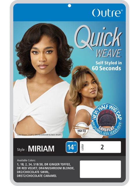 Outre Quick Weave Half Wig - MIRIAM