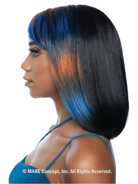 Mane Concept Red Carpet 4" Deep Part HD Lace Front Wig - RCHD285 BLUNT CUT WITH SIDE BANG