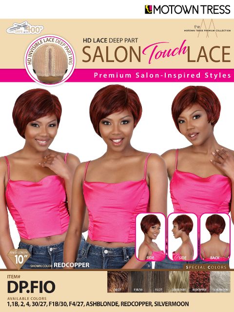 Motown Tress Salon Touch Glueless HD Lace Deep Part Lace Wig - DP.FIO