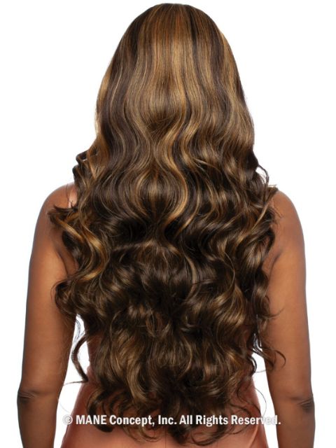 Mane Concept Brown Sugar Skin Bond Lace Pre-Cut Glueless Wig- BSSB206 13X6 GLUELESS 02