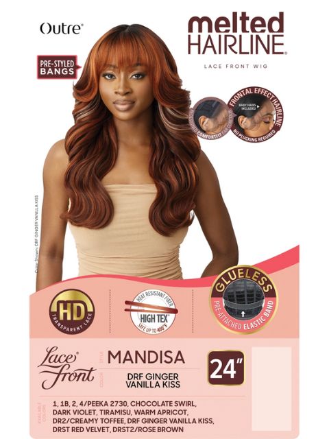 Outre Melted Hairline Premium Synthetic Glueless HD Lace Front Wig - MANDISA