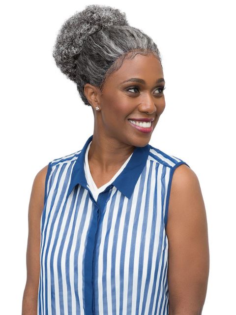 Femi Collection Ms Granny Premium Synthetic Hair Piece- AFRO PUFF STRING MEDIUM