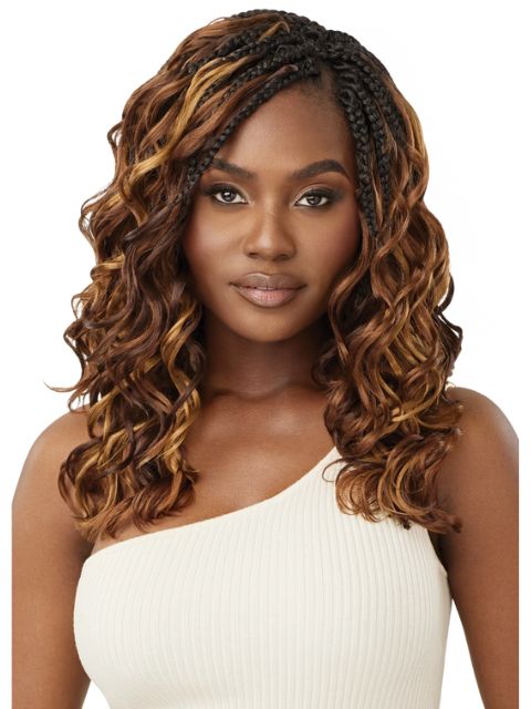 [MULTI PACK DEAL] Outre X-Pression Twisted Up Crochet Braid BOHO WET & WAVY VIBE OCEAN BRAID 14" 3X-10pcs