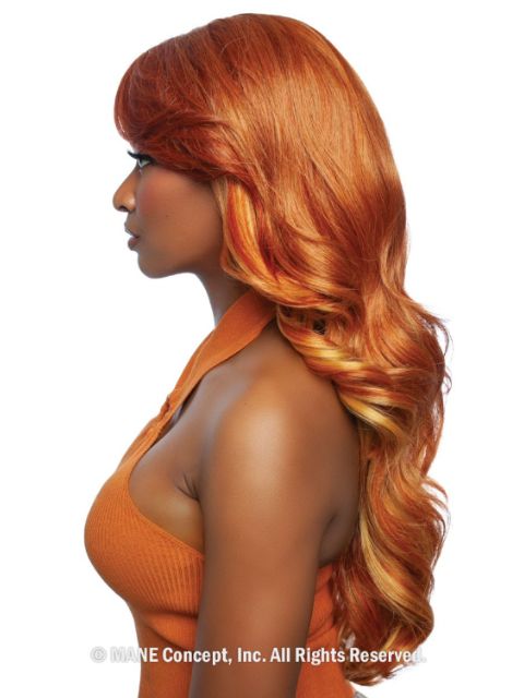 Mane Concept Brown Sugar HD Caramel Fiesta Glueless Lace Front Wig  (BSCF202) -CARAMEL 02