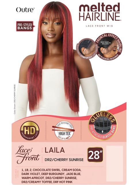 Outre Melted Hairline Premium Synthetic Glueless HD Lace Front Wig - LAILA