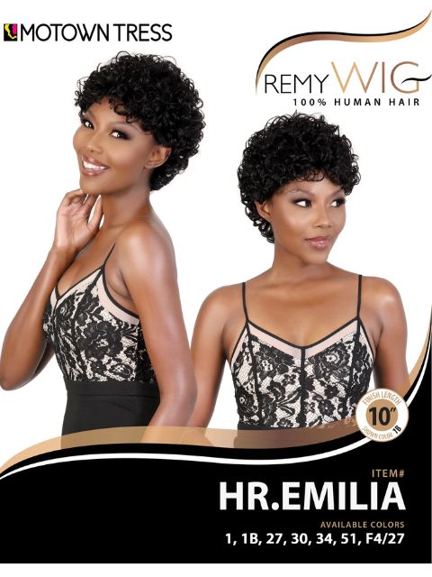 Motown Tress Remy Human Hair Wig - HR.EMILIA