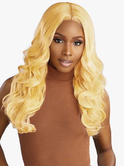 Sensationnel Shear Muse Gold Krush QUIESHA Center Part Lace Wig