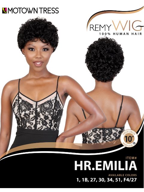 Motown Tress Remy Human Hair Wig - HR.EMILIA