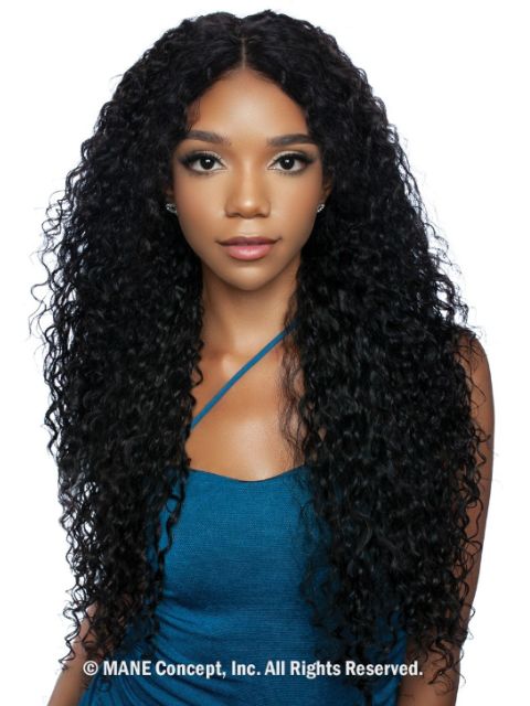 Mane Concept 100% Unprocessed Human Hair Trill 13x4 HD Lace Wig - MALAYSIAN CURL 24"-32"  (TRFL230624-32)