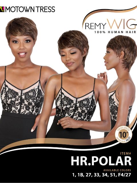Motown Tress Remy Human Hair Wig - HR.POLAR