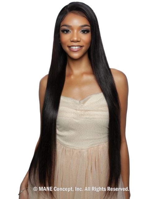 Mane Concept 100% Unprocessed Human Hair Trill 13x4 HD Glueless Lace Wig - TRE2117 STRAIGHT 30"