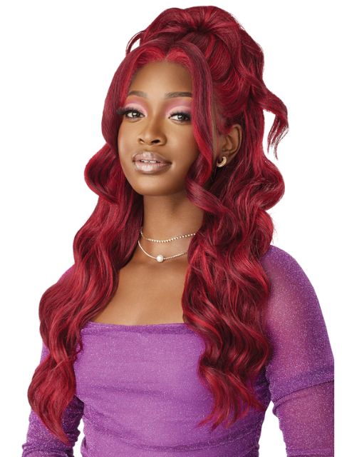 Outre Perfect Hairline Swoop Series HD Transparent Lace Front Wig - SWOOP8