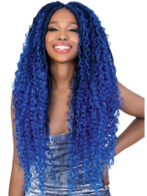 Motown Tress 3X MERMAID BOHO GODDESS LOCS 24" Pre-Looped Crochet- C.MMLOC243