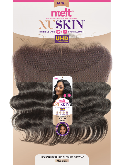Janet Collection Melt 13X5 NUSKIN Ultra HD Lace Closure - BODY