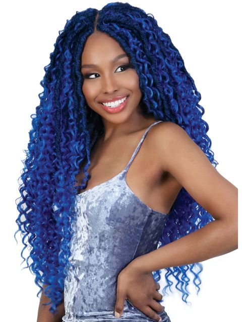 Motown Tress 3X MERMAID BOHO GODDESS LOCS 24" Pre-Looped Crochet- C.MMLOC243