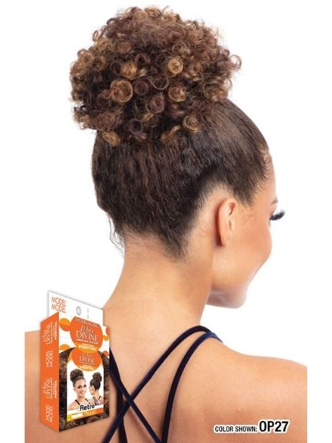 Model Model Miss Divine Human Hair Blend MasterMix Drawstring Ponytail- RETRO