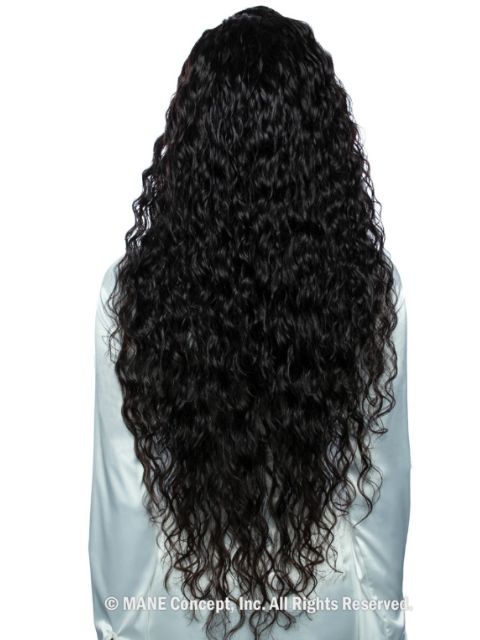 Mane Concept 100% Unprocessed Human Hair Trill 13x4 HD Glueless Lace Wig - TRE2118 DEEP WAVE 30"