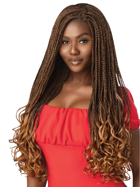 [MULTI PACK DEAL] Outre X-Pression Twisted Up 2X BOX BRAID FRENCH CURL Crochet Braid 22"- 10 pcs