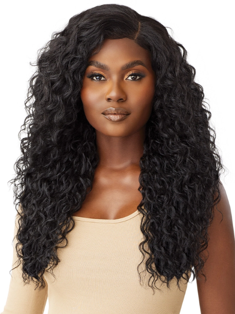 Outre 100% Human Hair Blend 5"x5" Glueless Lace Closure Wig - HHB-MALAYSIAN DEEP 26