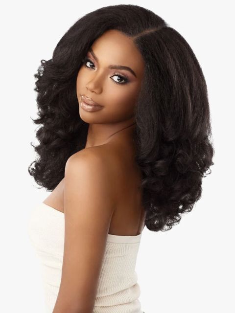 Sensationnel Premium Synthetic CURLS KINKS & CO_KINKY EDGES Y-PART KINKY ROLLER SET 16" Lace Wig