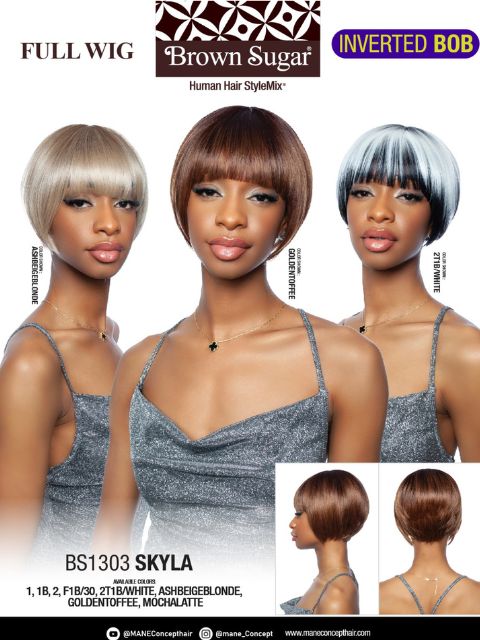 Mane Concept Brown Sugar Full Wig BS1303 SKYLA Hair Stop and Shop