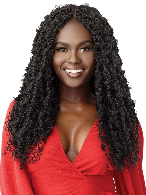 Outre X-Pression Twisted Up Glueless Lace Front Braid Wig - BUTTERFLY PASSION TWIST 26