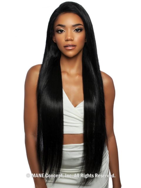 Mane Concept 100% Unprocessed Human Hair Trill Glueless HD Whole Lace Wig - STRAIGHT 24"-32"(TRH410424-32)