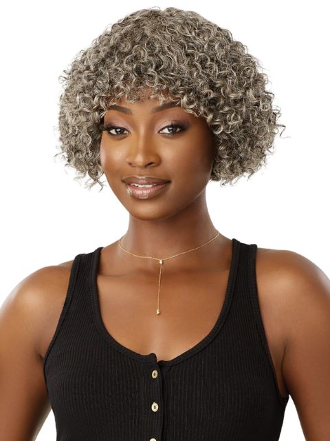 Outre Fab & Fly Gray Glamour 100% Human Hair Wig - HH-RANDY