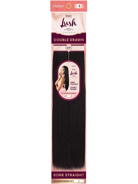 Outre 100% Human Hair VELVET LUSH-FULLER END STRAIGHT REMI Weaves