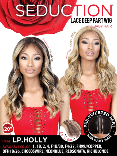Seduction Slay & Style Pre-Tweezed Lace Deep Part Wig - LP.HOLLY