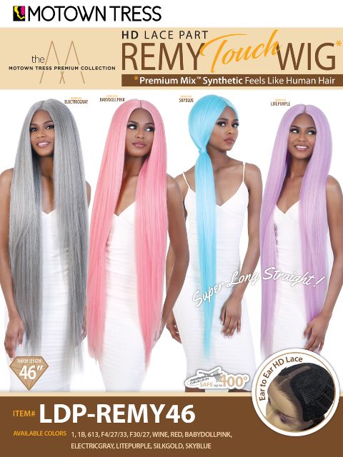 Motown Tress Remy Touch HD Lace Part Wig - LDP-REMY46