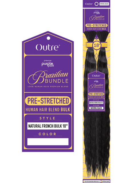 Outre Premium Purple Pack Brazilian Bundle NATURAL FRENCH Bulk