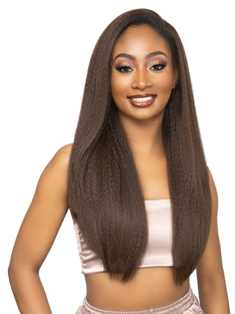 Janet Collection Remy Illusion 100% Human Hair Mix Easy N Swift Half Wig - VIGO