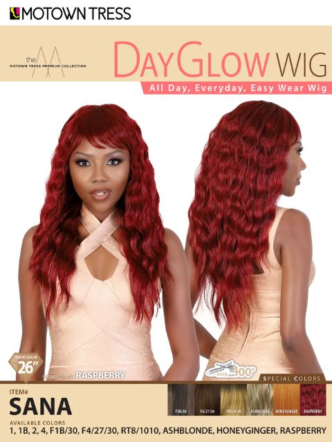 Motown Tress Premium Collection Day Glow Wig - SANA