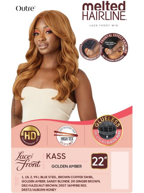 Outre Melted Hairline Premium Synthetic Glueless HD Lace Front Wig - KASS