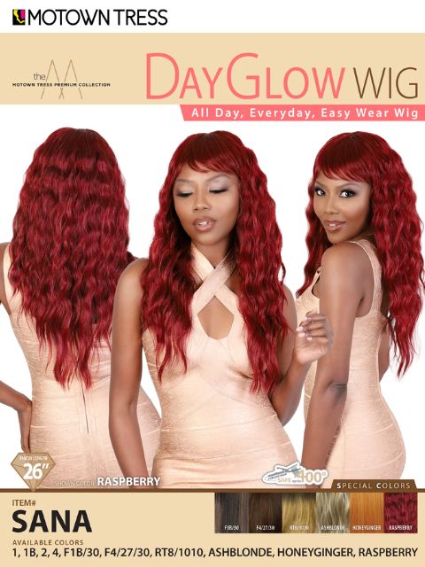 Motown Tress Premium Collection Day Glow Wig - SANA