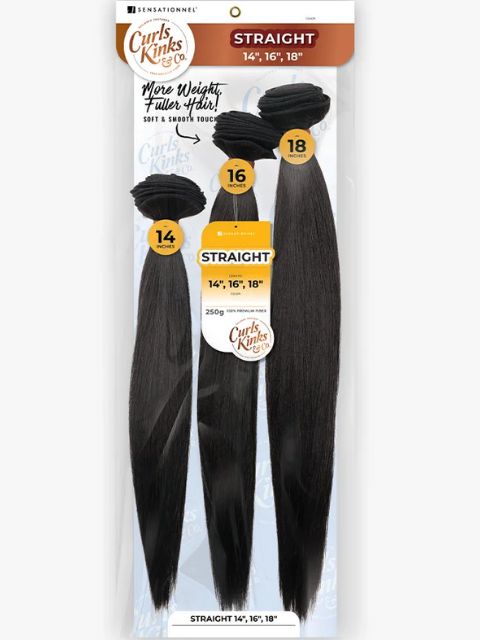 Sensationnel Premium Synthetic CURLS KINKS & CO_MULTI STRAIGHT Weaves