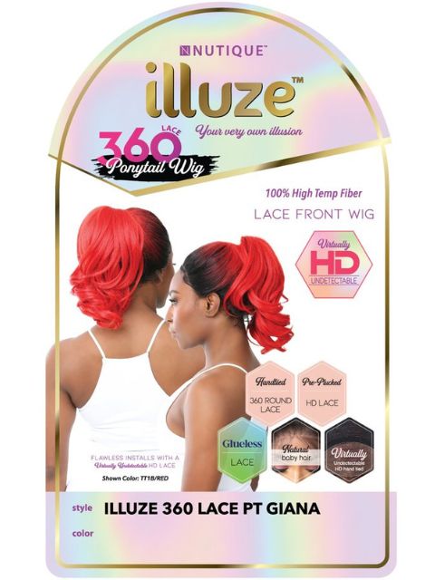 Nutique Illuze 360 Ponytail Lace Wig - PT GIANA