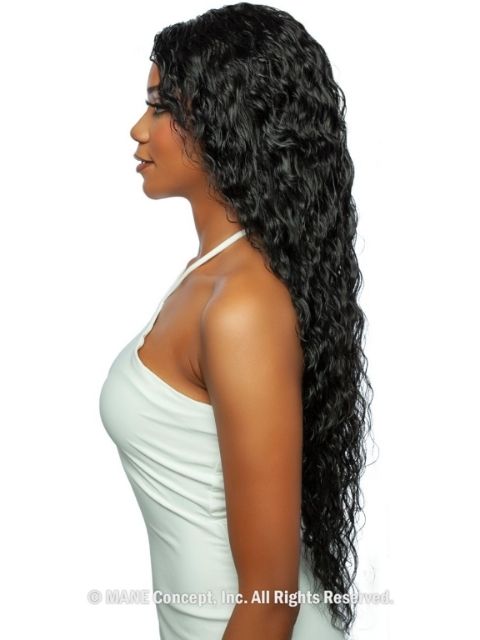 Mane Concept 100% Unprocessed Human Hair Trill 13x4 HD Glueless Lace Wig - TRE216-WNW DEEP WAVE 30"