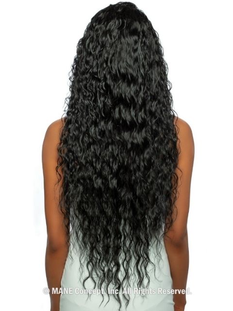 Mane Concept 100% Unprocessed Human Hair Trill 13x4 HD Glueless Lace Wig - TRE216-WNW DEEP WAVE 30"