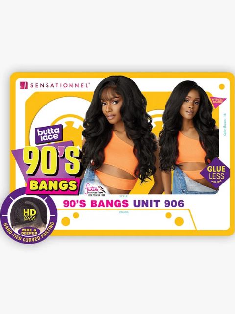 Sensationnel Synthetic Hair Butta HD Lace Front Wig - 90's BANGS 906