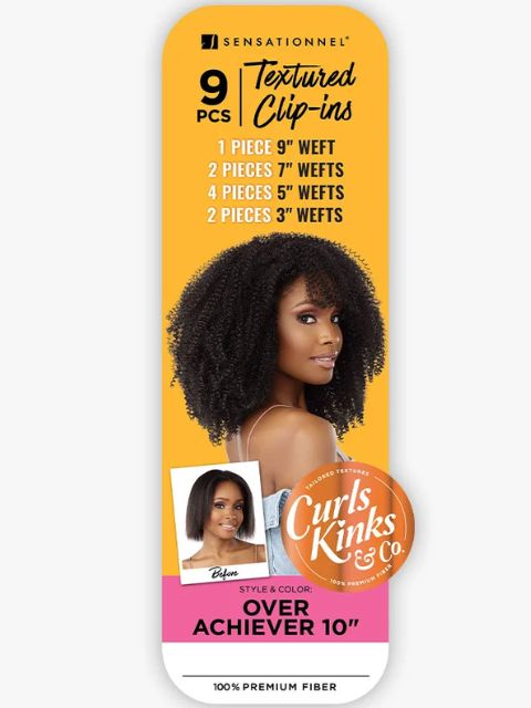 Sensationnel Premium Synthetic CURLS KINKS & CO_CLIP-IN OVER ACHIEVER 10"